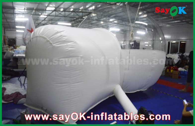 2 Man Inflatable Tent Giant Transparent White Inflatable Bubble Tent For Camping / Rent / Promotion / Advertising