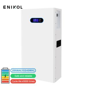Quality Powerwall 10kw Solar Power System Lifepo4 48V 200ah Lithium Battery Wall Mounted wholesale