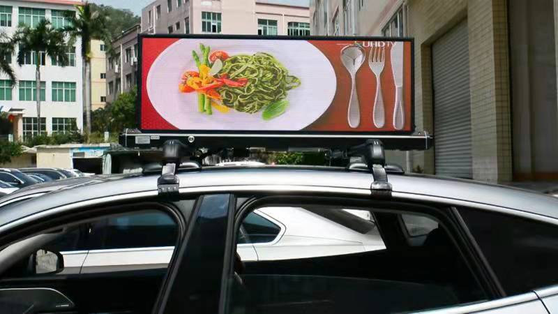 RGB Aluminum Taxi Top Led Display Digital Sign P2 P2.5 P3 P5