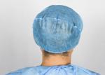 Doctors Disposable Nonwoven Surgical Head Cover / Surgical Nurse Cap Bouffant