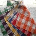 6 Colors Jacquard Cotton Tea Towels 42 * 64cm 300 - 500 GSM For Dish Cloth