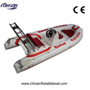 Quality Red Color High Speed Rigid inflatable boat for entertainment wholesale