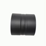 Wood Stove Black Single Wall 152mm Chimney Flue Adaptor