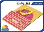 Full Color Printing Custom Brown Kraft Paper Bags For Birthday Gift Packaging