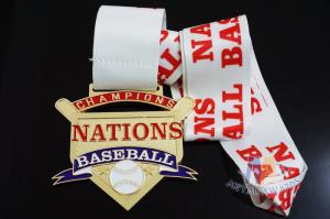 Quality 5K 10K Marathon Metal Sports Medals Baseball Bespoke Design wholesale