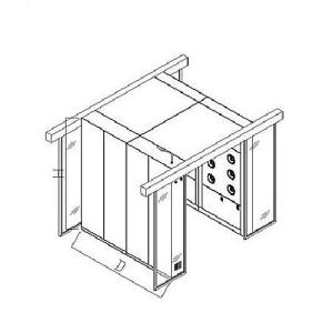Quality Customized Four People 120V Cargo Cleanroom Air Shower wholesale