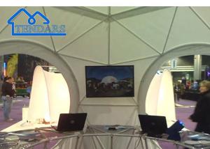 Quality Large Dome Trade Show Marquee Tent 360 Projector Commercial Party Wedding Event Dome Tent wholesale