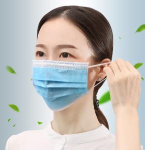 Quality High Filtration BFE 98% Non Woven 3 Ply Disposable Face Mask wholesale