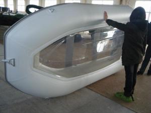 Quality Flame Resistant Transparent Inflatable Boat 5 Person Fishing Boat With Extra Seats wholesale