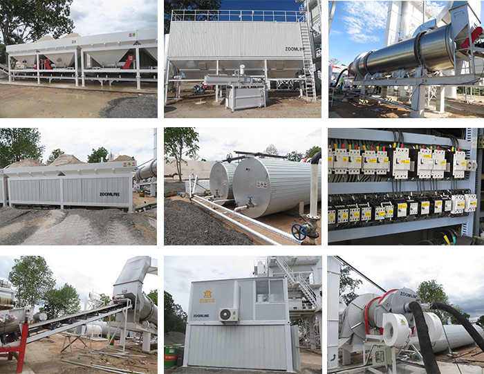 160TPH Stationary Asphalt Mixing Plant