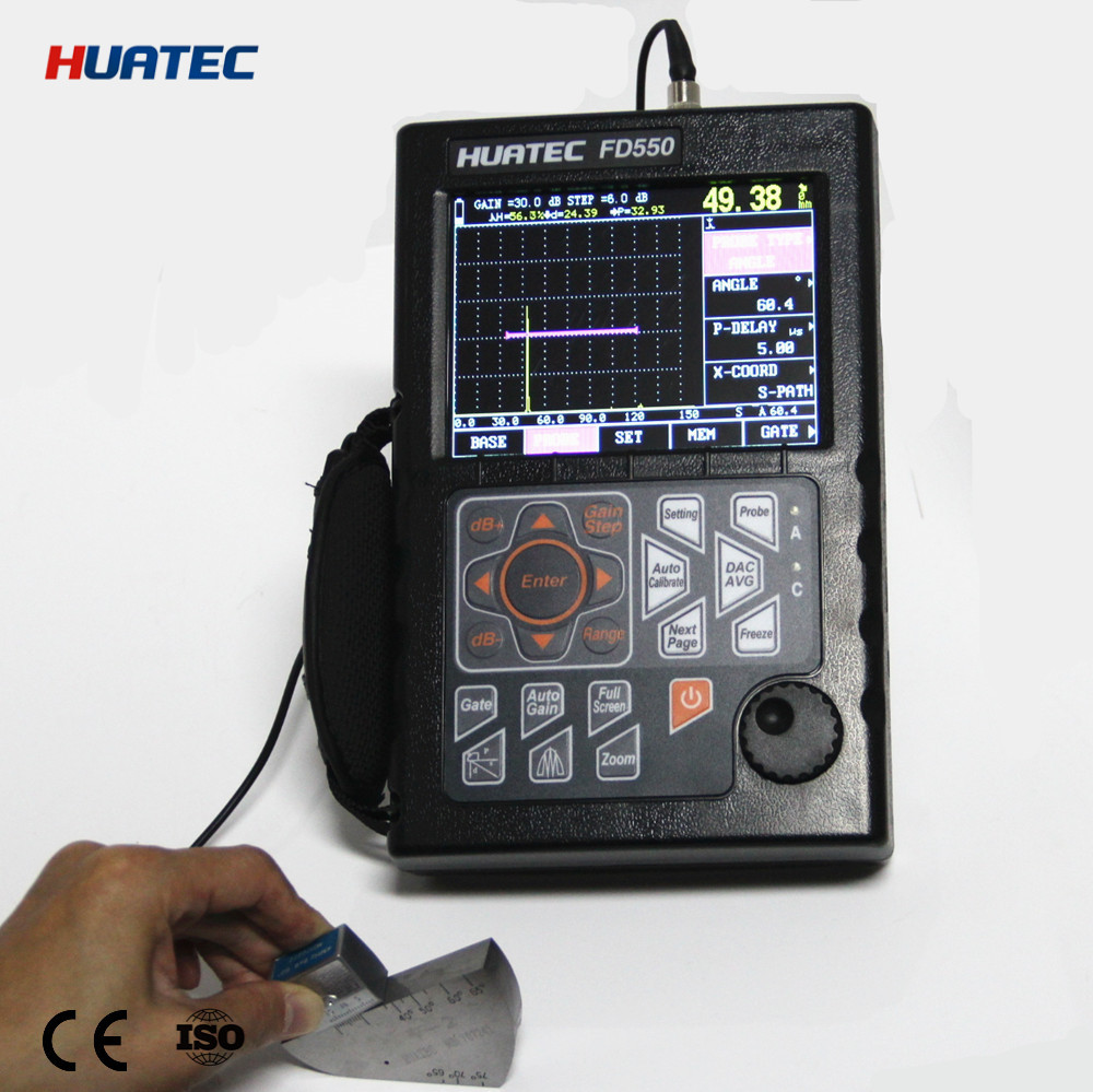 FD550 A Scan B Scan High Resolution Digtal Ultrasonic Flaw Detector