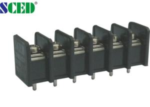 Quality M4 Screw Black Pcb Terminal Blocks 20A / 300V 9.525mm Pitch UL94-V0 Brass wholesale