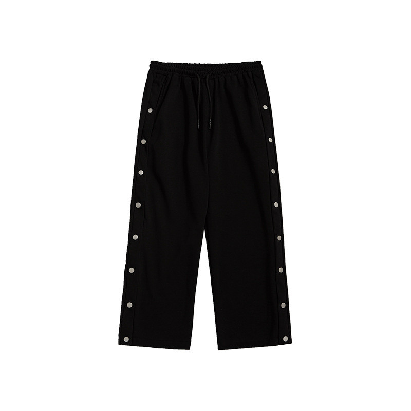 Windproof Mens Cotton Jogger For Double Breasted Print Jogging Sweatpants