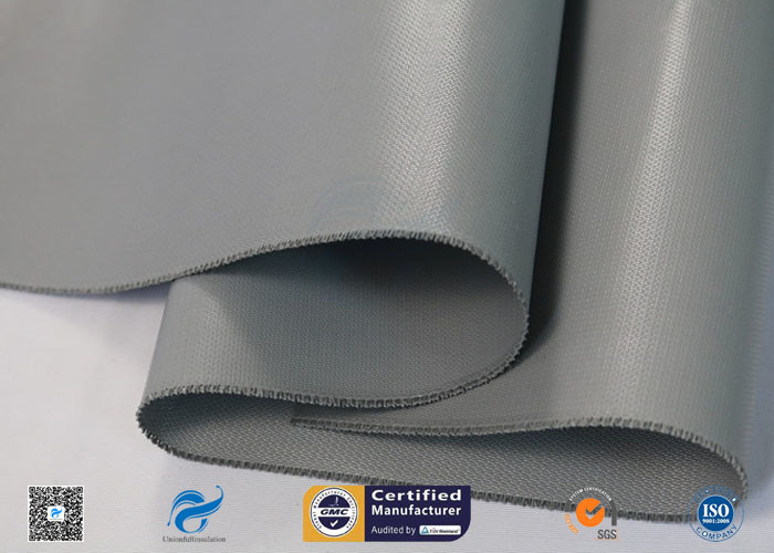 Two Side Silicone Coated Glass Fabric / Silicone Rubber Coated Fiberglass Fabric