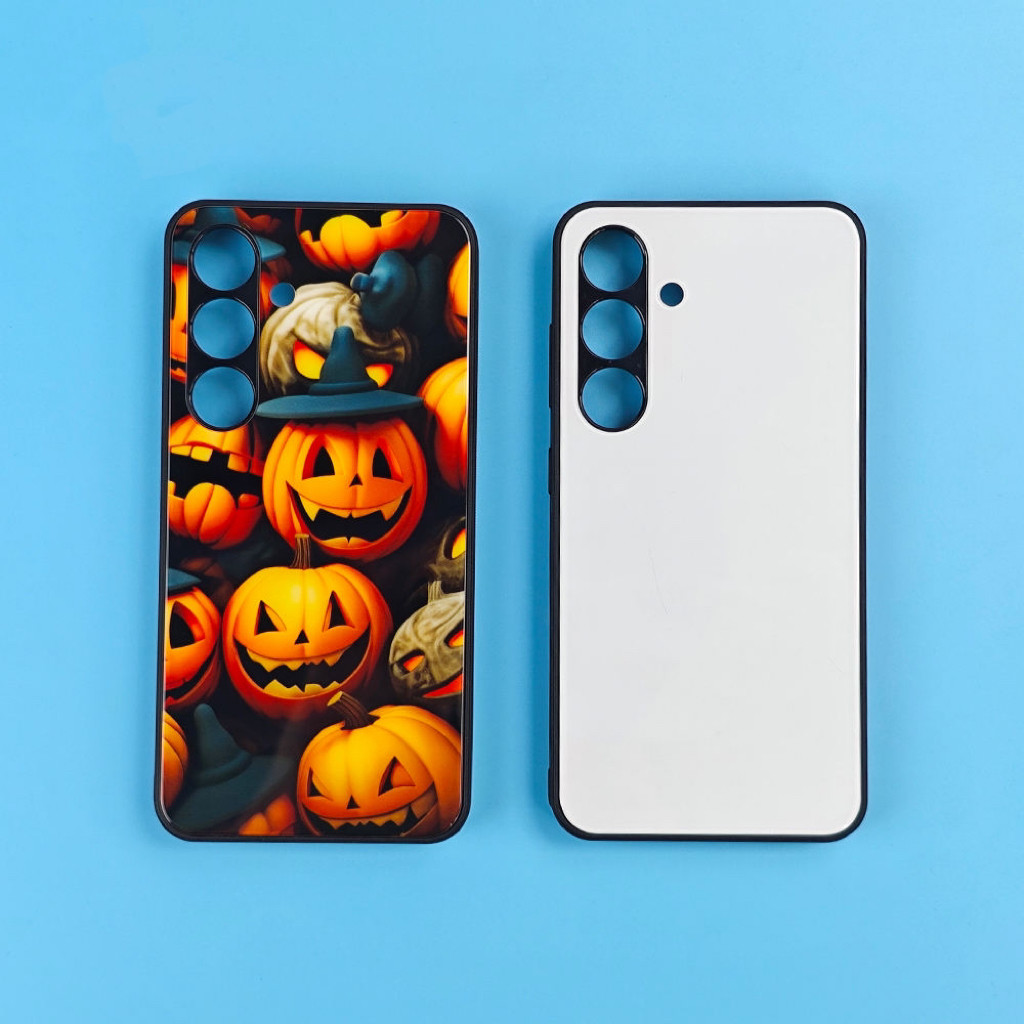 Tempered Glass 2D Sublimation Phone Case for SamSung S24 Plus Ultra Plain Design Style