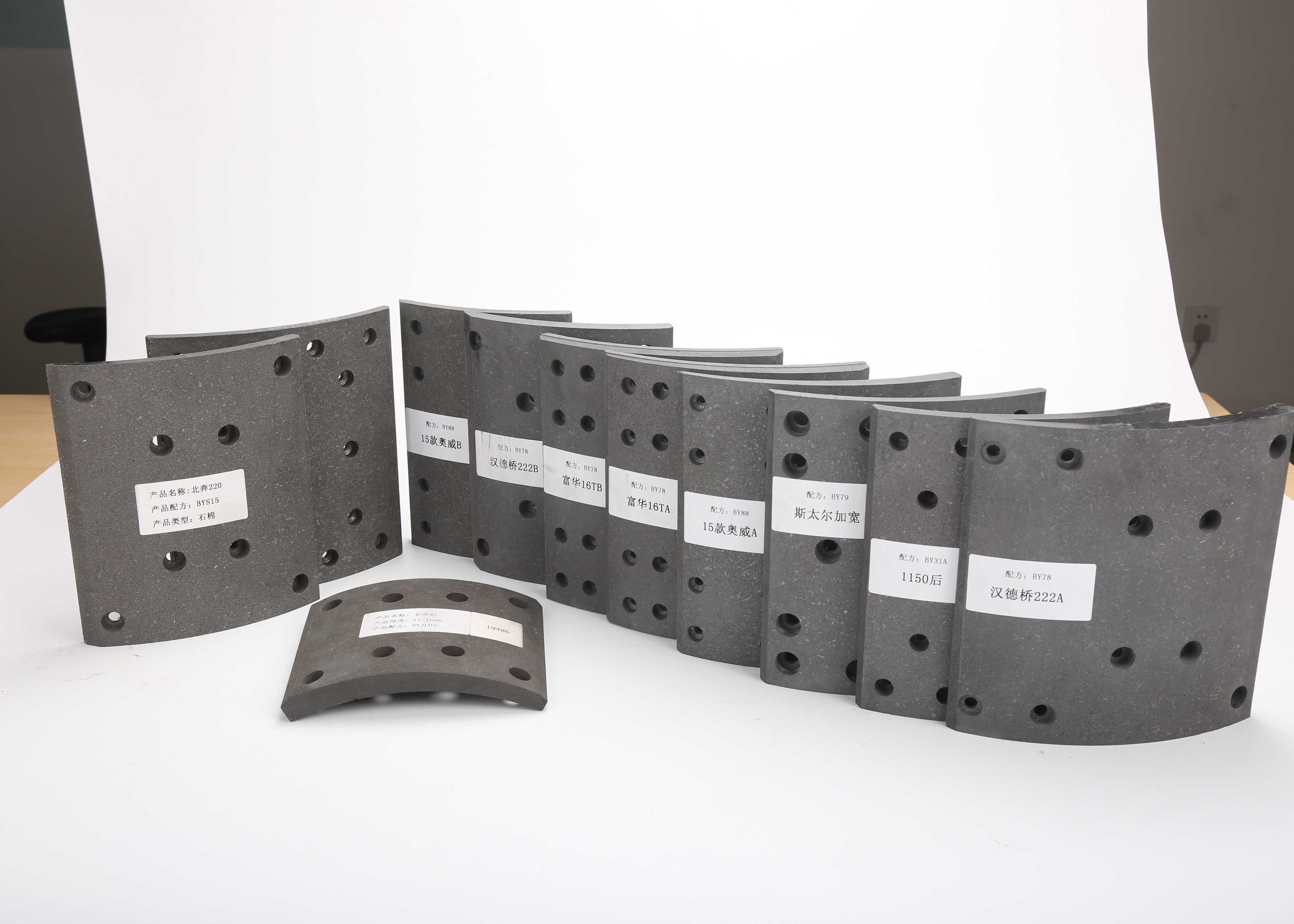 80000 Km Warranty SCANIA IATF16949 Truck Brake Linings