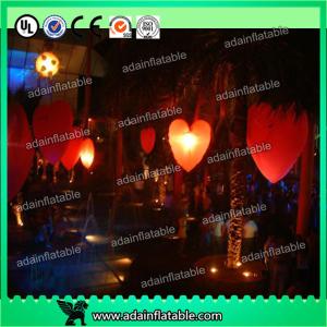 Quality Hanging Lighting Inflatable Heart For Club Event/Party/Stage/ Decoration wholesale