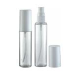 120ml 150ml Cosmetic Clear PET Plastic Bottle with Lotion Pump Spray in Custom