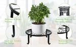 Flower/Green Plant Used Iron Plant Pot Shelf for Home Indoor and Outdoor