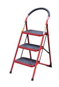 Quality Steel 1.07m 3 Step Telescopic A Frame Step Ladder wholesale