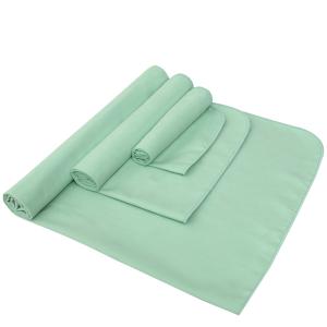 Quality Green Embroidered Fitness Golf Sports Sweat Towel Microfibre Swimming Towel Custom wholesale
