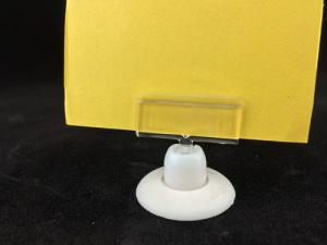 Quality Clear Plastic Clip Sign Holders Display / Price Tag Holder Clip For Store wholesale