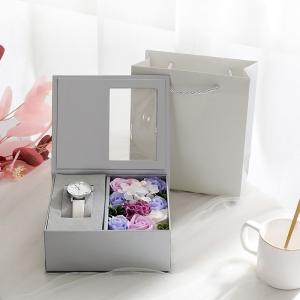 Quality Luxury Black Cardboard Valentine'S Day Flower Gift Box 1.0 - 3.0mm Thickness wholesale
