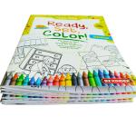 Children Coloring Book Personalised Stationery Gifts A4 / A5 Size Matt