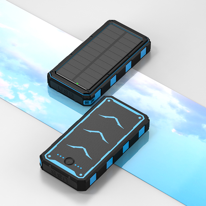 22.5W Output Solar Mobile Charger 20000mAh Wireless Charging Power Bank for Smartphones