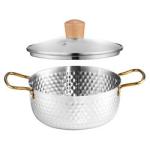 Good Selling Silver Multi-sizes Cookware Stew Pots Cooker SS 430 Cooking Pots