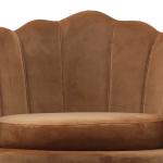 SGS Defaico Furniture Wood Frame Velvet Living Room barrel Chairs