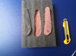 Standard 1200X550mm Epe Foam Material Sheets Easy Peel