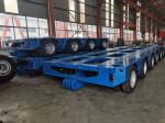 Excavator Transport Gooseneck Low Flat Semi-Trailer With Hydraulic Expansion