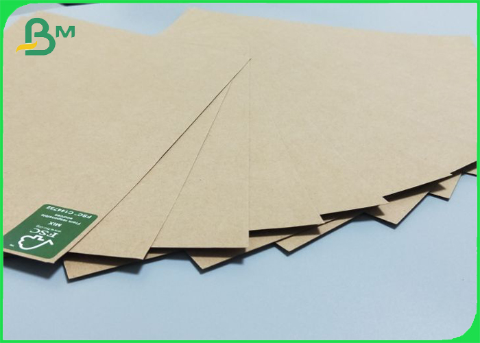 160g 220g Kraft Liner Making Bags And Boxes Recycled Pulp Eco - Friendly