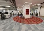 Commercial Luxury Pvc Flooring 5 Colors 100% Polypropylene Material