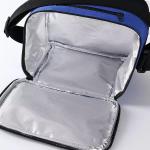 Sublimation Printed Insulated Beer Cooler Bags , Blue 6 Pack Insulated Cooler