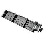 Double Stage Precision Motorized Linear Stages Electric 50mm Travel