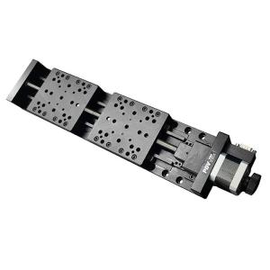 Quality Double Stage Precision Motorized Linear Stages Electric 50mm Travel wholesale