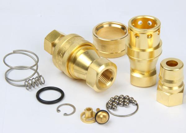 Precision Machining Hydraulic Quick Connect Couplings KZD For Equipment