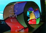 Aluminum Round P6mm Flexible LED Screen For Department Store