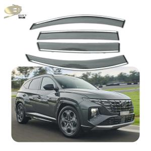 Quality Rohs Smoke Auto Vent Shades For Tucson 2021 2020 Pmma Window Visor 2019 wholesale