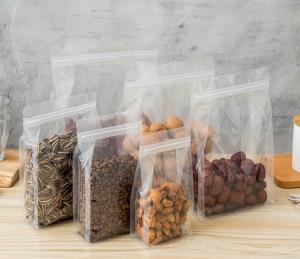 Quality Plastic Zip Lock 800g Flat Bottom Gusset Bags wholesale