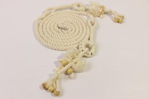 Quality Traditional Bohemian Bead Sea Shell Cotton Rope Belt For Waistband Or Curtain Tie wholesale