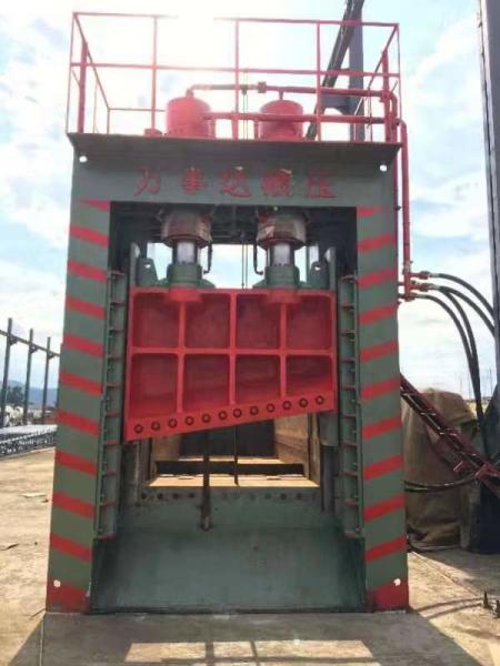 PLC Controlled Hydraulic Shear Baler Scrap Metal Machinery For Angle Iron