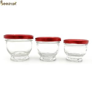 Quality 50ml 75ml 100ml Mini Glass Honey Jars Glass Honey Bottle wholesale