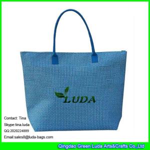 Quality LUDA shopping tote paper straw beach bags uk wholesale
