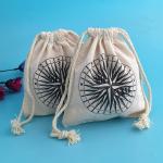 Screen Printing Muslin Cotton Jewelry Packaging Bags