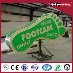 Quality UV Curting vacuum forming ABS store billboard wholesale