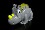 Two Horn Dinosaur Toy Animal Figures , Jungle Animal Figures For Fast Food