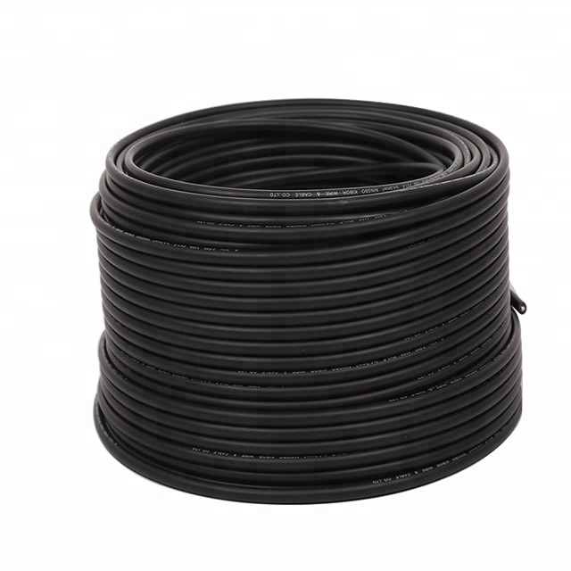 2 Core Solar Cable Tuv Cable 6mm Waterproof UV Resistance